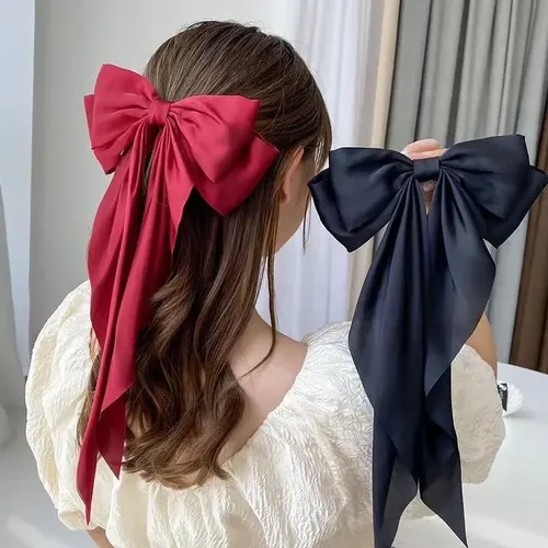 Qi Set De 8 Cintas De Satén For El Cabello