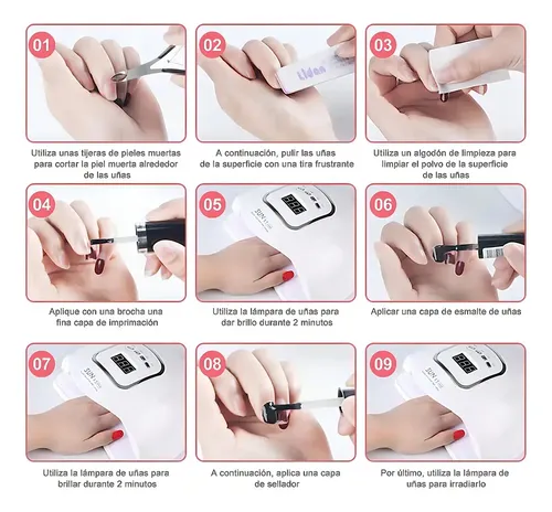 Cabina Para Uñas Uv Led C/display Gel Polish Sunx5 Plus 180w