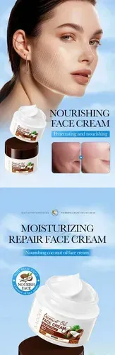 Tocrema De Aceite De Coco Sadoer, Hidratante, Hidratante Y N