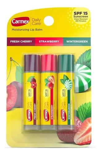 Pack De 3 Carmex Surtido Saborizado Lip Balm Balsamo