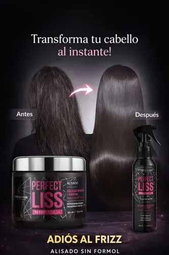 Locion Spray Perfect Liss X125 Nissi Hair Celulas Madre