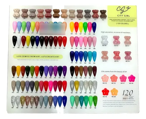 Kit X 6 Esmaltes Semipermanentes City Girl Uñas Manicura