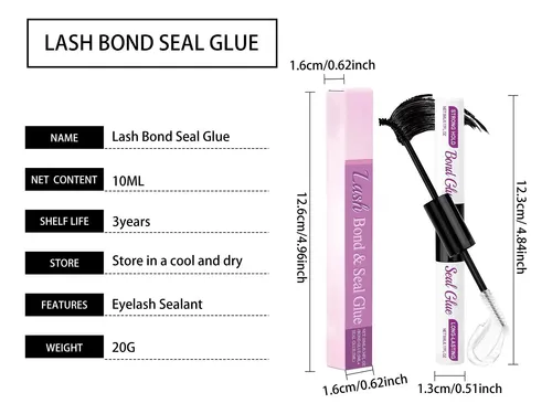 Lash Bond And Cluster Lash Black Strong Hold Pestash