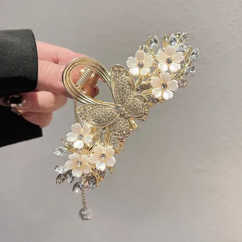 Pinza Grande De Lily Valley Para Mujer, Pinza Para El Pelo C