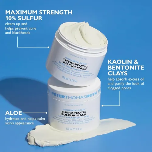 Mascarilla Terapéutica De Azufre Peter Thomas Roth 10%