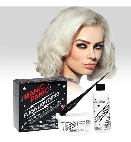 Kit De Decoloración Para El Cabello Manic Panic Flash Lightn
