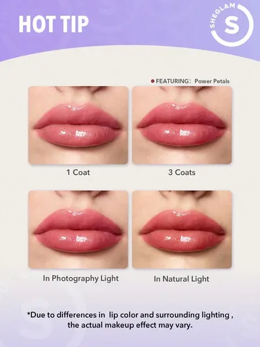 Sheglam Brillo Labial Power Bouquet – Tono Beige