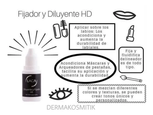 D Y Fijador Hd Maquillaje 10ml Laca Cosmética Profesional