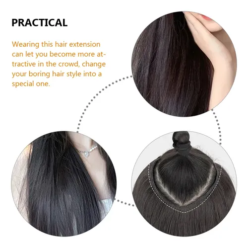 Extensión De Cabello Largo Para Mujer, Con Clip, Cabello Par