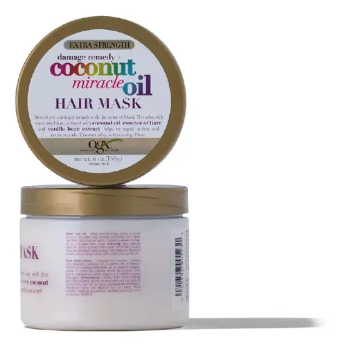 Máscara Capilar Ogx Coconut Miracle Oil Extra Strength x168g