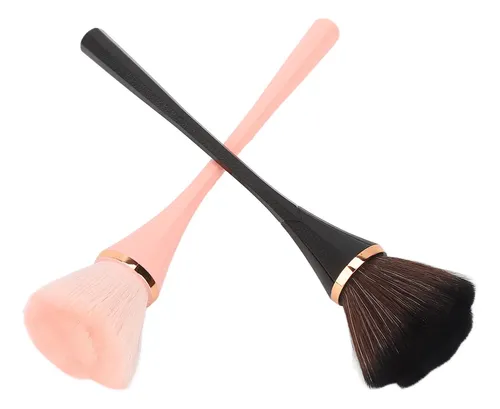Juego De Brochas De Maquillaje Para Polvo Suelto, 2 Zl