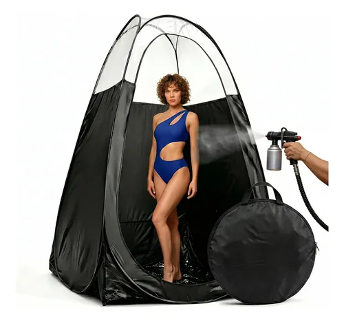 Tienda De Campaña Plegable Spray Tan Lifory, Portátil, Con V