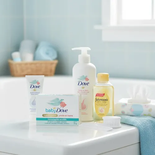 Dove Baby Jabon Barra Hipoalergénico Humec Sensible X 6 Unid