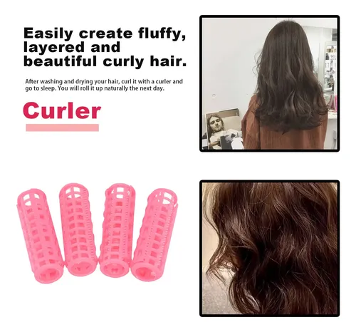 12 Pinzas De Plástico Para Peinar El Cabello, Para Hacer Tú Rosa