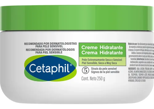 Cetaphil Crema Hidratante Piel Sensible Y Seca 250g