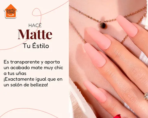 Esmalte Top Coat Efecto Matte Semipermanente City Girl 7ml
