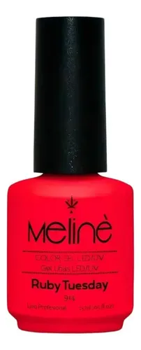 Meline Esmalte Semipermanente Gel Led/uv 914 Ruby Tuesday