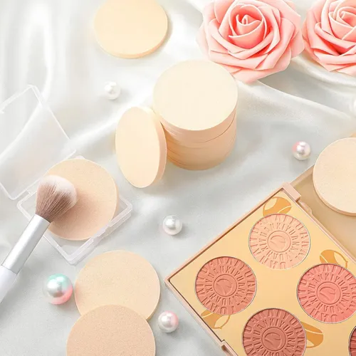 Patelai 100 Pieces Round Makeup Sponges Cosmetic Sponge R…