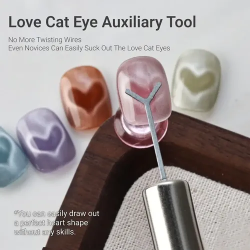 Kit De 5 Imanes En Forma De Corazón Con Forma De Ojo De Gato 5 Pack