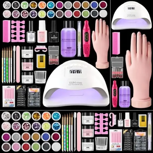 Kit De Uñas Acrílicas Para Principiantes: Líquido De Uñas Ac