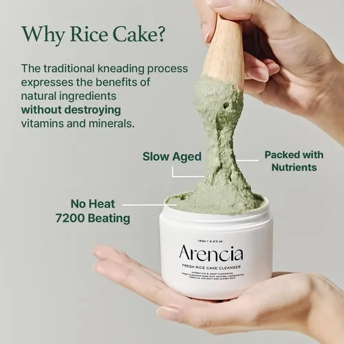 Limpiador De Mochi De Arroz Verde Fresco Arencia, 120 Gr. ·
