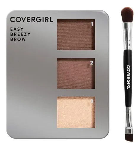 Kit De Cejas Covergirl Easy Breezy Brow Con 3 Tonos Y