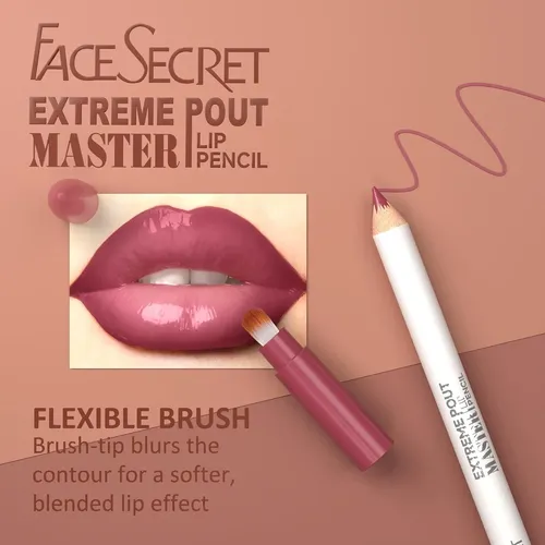 Delilineador De Labios Mate Con Brocha Integrada Mocha