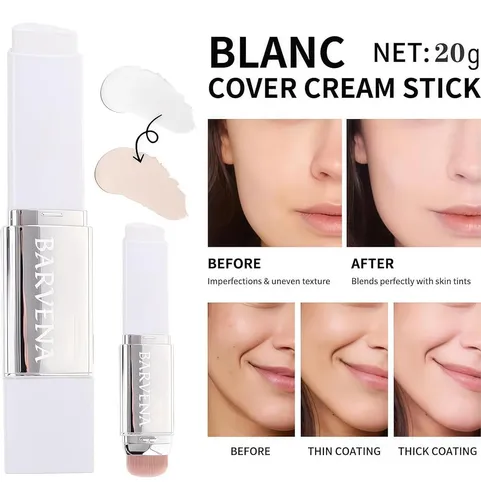 Base De Maquillaje En Barra Con Brocha Ivory White