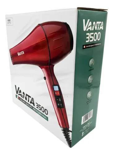 Vanta Secador De Pelo 3500 1800 Watts Rojo