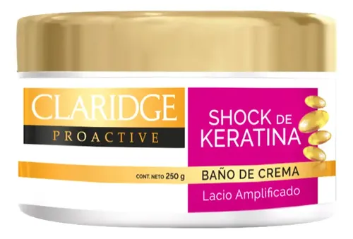 Claridge Baño De Crema Shock De Keratina 250 Gr