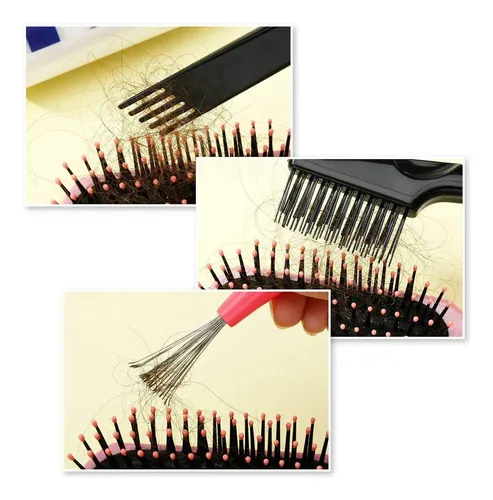 Herramienta De Limpieza De Cabello, 8 Piezas, Peine, Cepillo