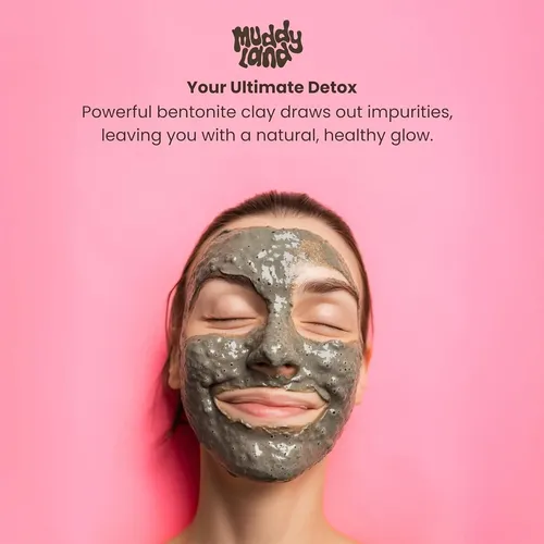 Mascarilla Detox De Arcilla Bentonita Muddyland 396g