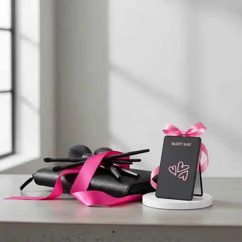 Regalo Mujer Mary Kay. Set De Brochas Con Estuche+ Regalo