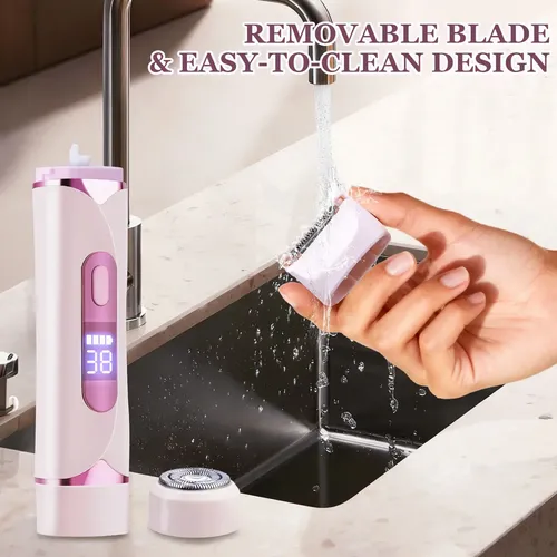 Depiladora Rasuradora Mujer Eléctrica Doble Cabeza 2 In 1