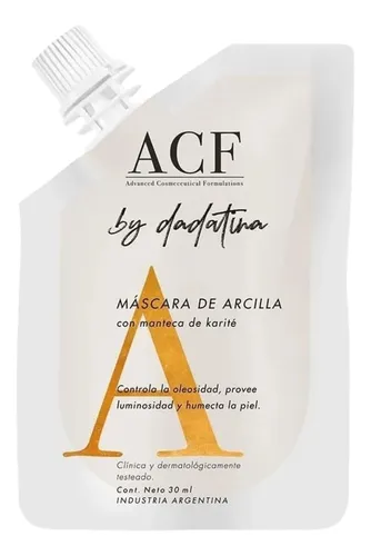 Mascara Arcilla Karite Anti Oleo Luminosidad Dadatina Acf 30