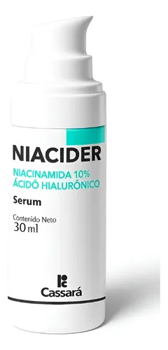 Niacider Serum 30ml Niacinamida – Hialuronico Ac. Todo Tipo De Piel Día/noche