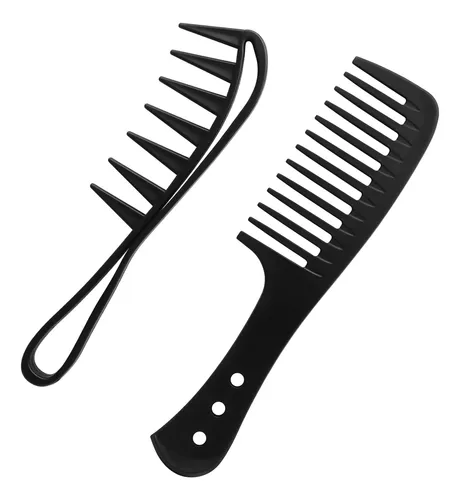 2-pack Texture Comb & Wide Tooth Set, Hair Styling For