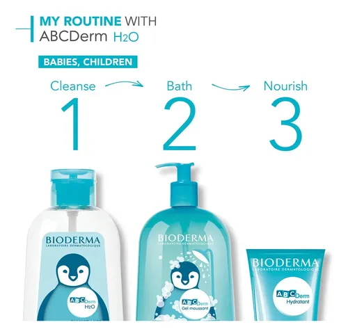 Skin Care Bioderma Abcderm H2o Agua Limpiadora Micelar 100 M