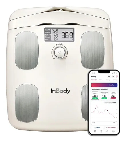 Báscula Analizadora Inbody H20n, Complete Body, Bluetooth Beige