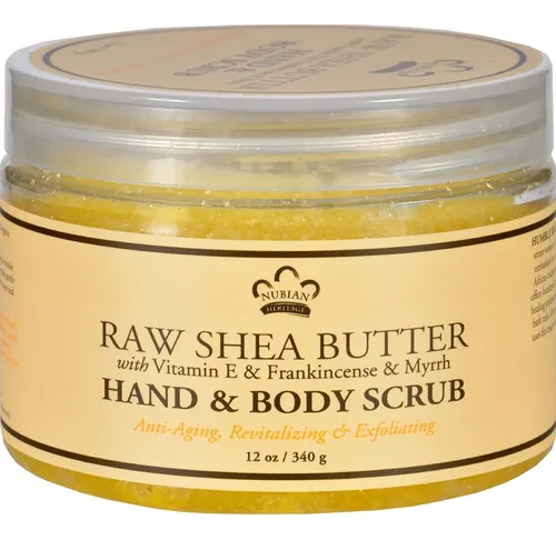 Manteca De Karité Cruda Scrub Bath Nubian Heritage Con Vitam