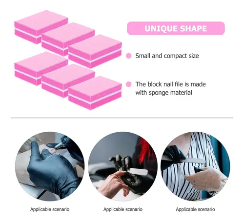 Lijadora De Uñas For Lijar Uñas, 50 Unidades, Minibloque De