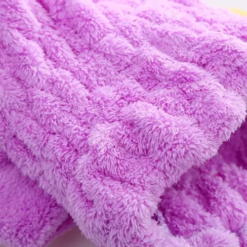 . Toalla De Baño Con 5 Cabezales Para Cabello Seco, Ligera .