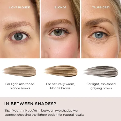 Gel Para Cejas Impermeable Tono Rubio Vegano