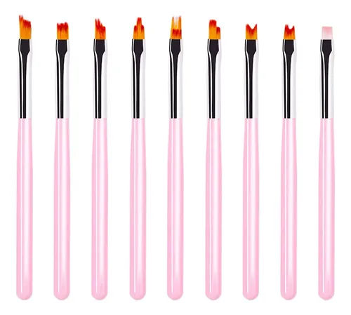 Gazeplus Set 42 Brochas Nail Art Y Herramientas
