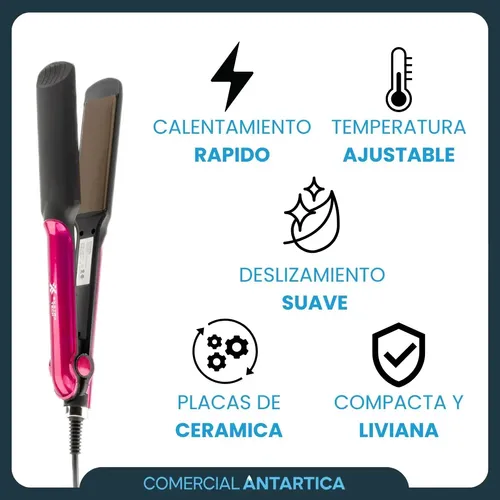 Plancha De Pelo Nova Nhs-870 Liviana Y Practica Temp Regul