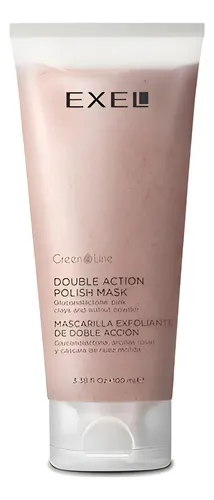 Mascara Exfoliante Doble Acción Exel Green Line Vegano 100ml