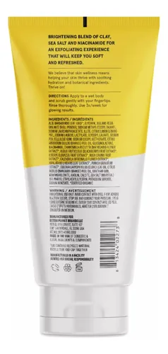 Exfoliante Corporal Acure Renovador Iluminador De Piel 180 M