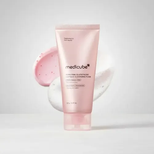 Medicube Pdrn Pink Glutathione Capsule Foam Cleanser Limpiad Todo Tipo De Piel Día/noche