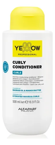 Acondicionador Yellow Curls 500ml By Alfaparf Rulos Define
