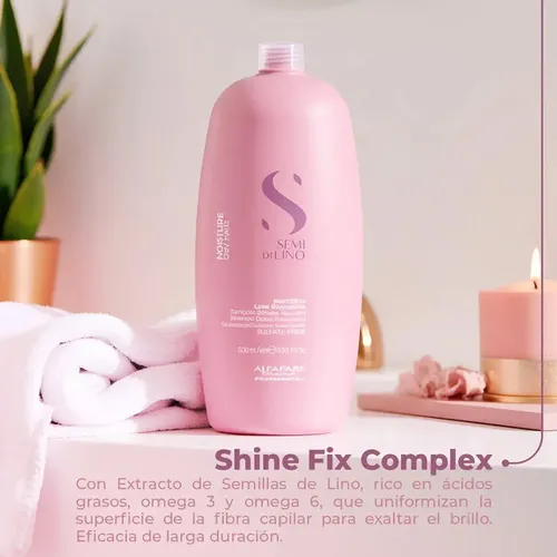 Shampoo Para Cabello Alfaparf Nutritive Semi Di Lino 1 Lt